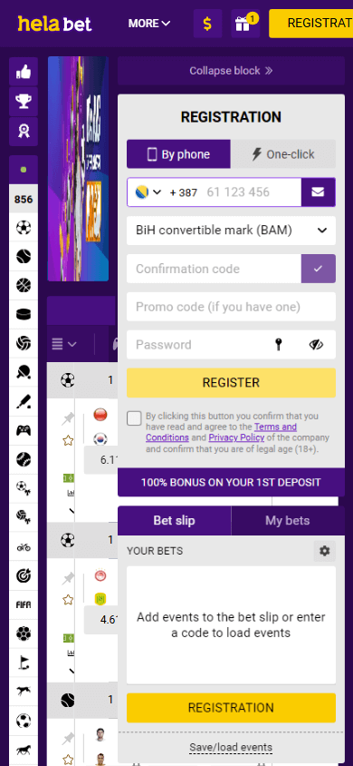 Helabet Casino Mobile screenshot